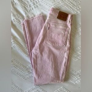 Jean Levi 501s pink